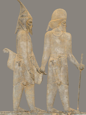 Pointed Hat Scythian delegation, Apadana Staircase, Persepolis