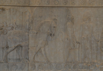 Pointed Hat Scythians, Apadana Staircase, Persepolis - Original