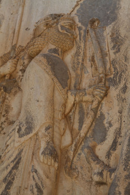 Darius's attendant, Behistun Bas Relief - Original Image