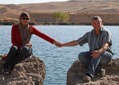 Tanya and I at Takht-e Soleyman