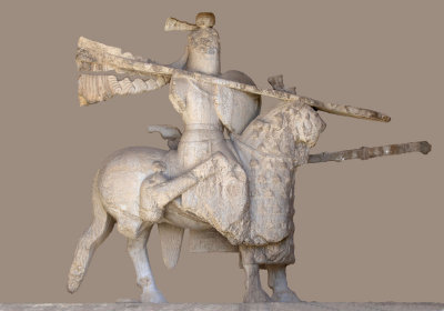 Khosrow II on his charger