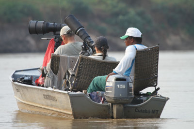 These guys are really serious Jaguar Photographers!