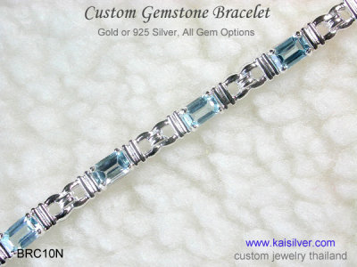 Custom Bracelet, Gold Or Silver Bracelets Made To Order