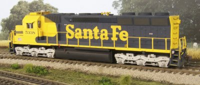 ATSF SD45u's
