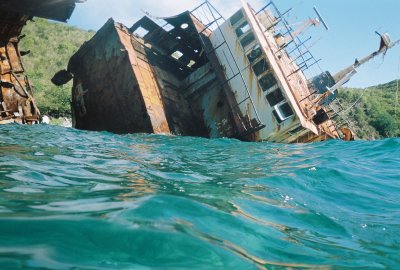 Shipwreck, Shittens Bay, St. Kitts