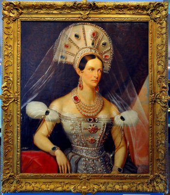 Portrait of Countess in Russian Dress