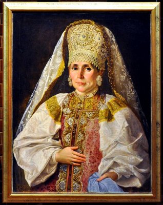XVII Century Portrait of Merchants Wife