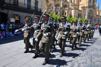 Royal Guards in Segovia