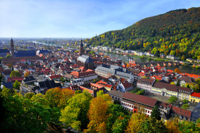 Autumn Morning in Heidelberg
