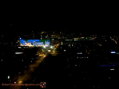 Shanghai. Giant screen about a mile away.
