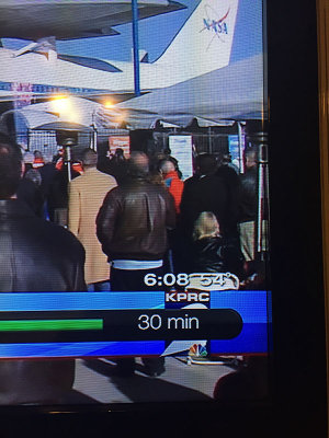 I, well the back of my head makes the news