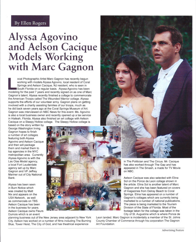 Aelson Cacique appears in CoralSprings City News magazine