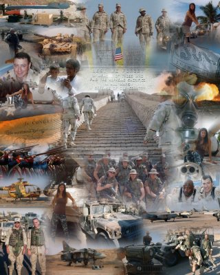 Wounded Warrior collage