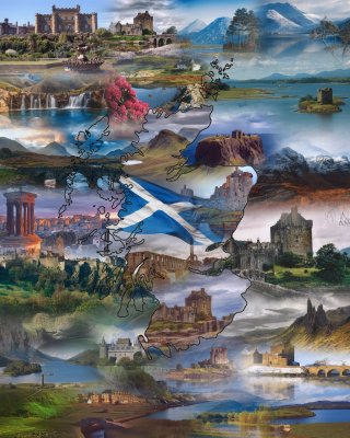 Scotland collage