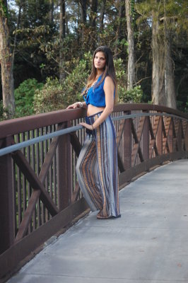 Alyssa Agovino by bridge