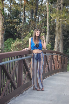 Alyssa Agovino by bridge