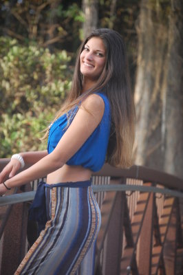 Alyssa Agovino by bridge