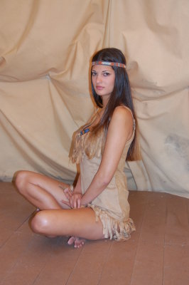 Alyssa Agovino as an Indian
