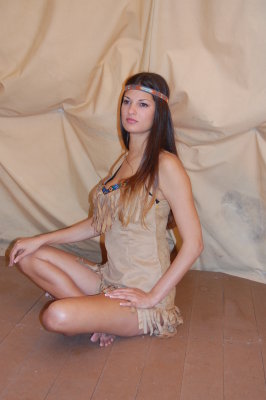 Alyssa Agovino as an Indian