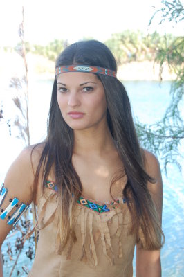 Alyssa Agovino as an Indian