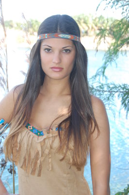 Alyssa Agovino as an Indian