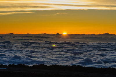 Sunset over Haleakalä