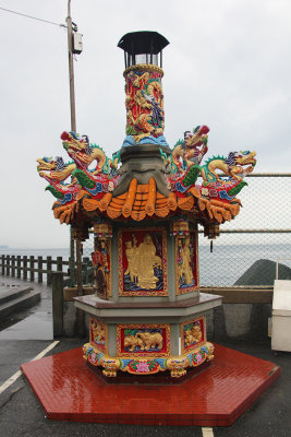 A small Buddhist monument on the Nanya coast.