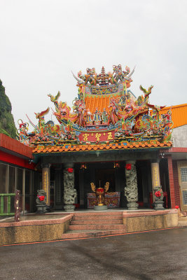 Nearby, was this Buddhist temple.