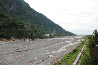 Lakebed in Taroko National Park.