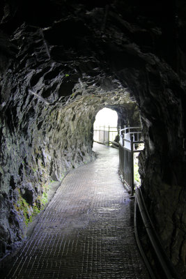 Interior of this section of tunnel.