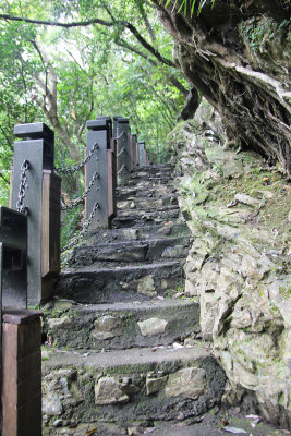 The trail is called the Eternal Spring Shrine Trail, since it goes from the shrine to the Bell Tower and the Changuana Temple.