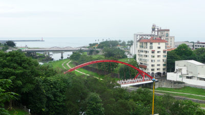 View of Hualien City from Pine Garden.