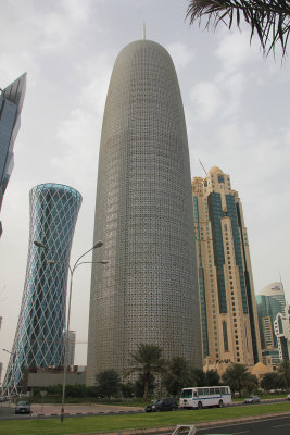 This building is officially called Burj Qatar, but people refer to it as the condom.