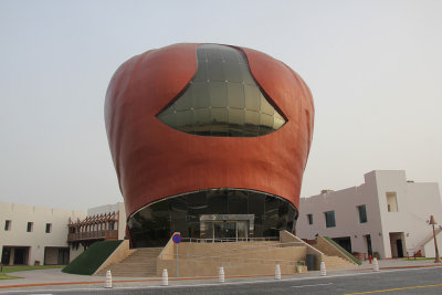 This building near Katara is supposed to look like a hooded falcon.