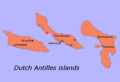 Dutch Antilles (Caribbean) islands