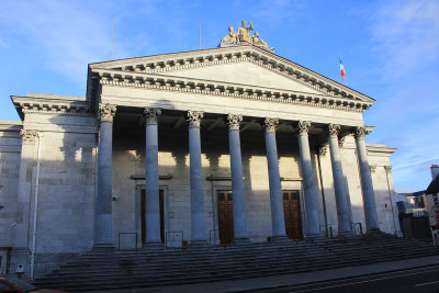 The Cork Courthouse. It was opened in 1835 and was rebuilt after a fire in 1891.
