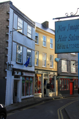 Market Street is a charming narrow winding street in Kinsale.