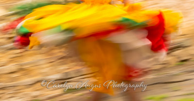 Swirling Bhutanese Dancer