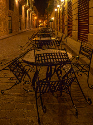 Cobblestone Street Leading to Hotel Raquel 