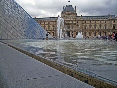 glass pyramid-Louvre-Paris