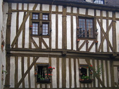 half timbered house-Chartres