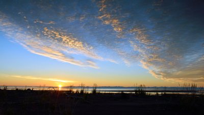 Sunrise over Cook Inlet