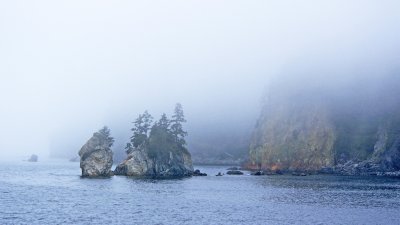 Soft Light On Jagged Cliffs