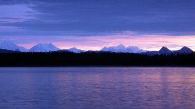 Fairweather Range Sunset