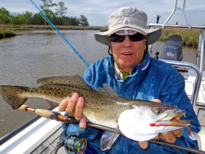 Joe B. with a nice Nice Trout