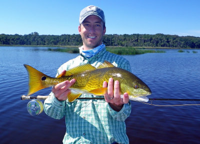 Tim from St. Augustine with a Golden Redfish