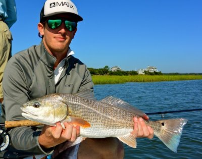 Ryan M. from Green Cove, Fl. with a nice St. Augustine Redfish
