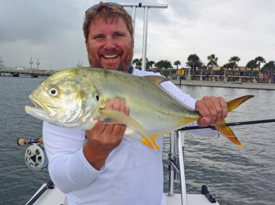 Keith G. From Alabama with about a 7-8 Lb. Jack Crevalle