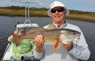 2/22/15-Calvin from Michigan with a 7 lb.Redfish