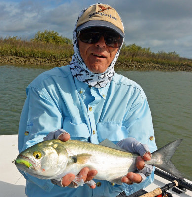 Peter with a nice Bluefish